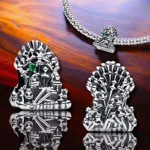 Game Of Thrones X Pandora The Iron Throne Charm Sterling Silver With Crystal